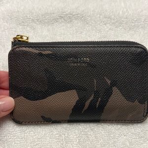 Tom Ford leather zip wallet/card holder